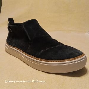 Toms Black Suede Paxton Slip On Waterproof 8M